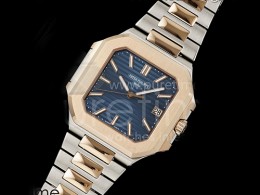 [홍콩명품시계.PATEK PHILIPPE] 파텍필립 Cubitus 5821 로즈골드/실버 블루 다이얼 스테인레스 스틸 스트랩