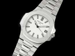 [홍콩명품시계.PATEK PHILIPPE] 파텍필립 노틸러스 5711 화이트 다이얼 스테인레스 스틸 스트랩