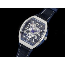 [홍콩명품시계.FRANCK MULLER] 프랑크뮬러 뱅가드 V45 실버 드래곤 블루 다이얼