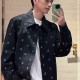 [가격문의][홍콩명품.LOUIS VUITTON] 루이비통 25SS 로고 자수 카라 데님 자켓 (블랙), BM22115, JU, 레플리카의류,미러급사이트