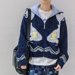 [가격문의][홍콩명품.LOUIS VUITTON] 루이비통 25SS 로고 캐시미어 집업 자켓 1AIMB0, BM22116, JU, 레플리카의류,미러급사이트