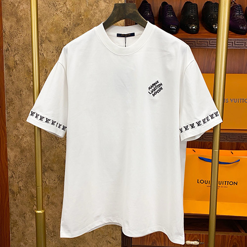 [홍콩명품.LOUIS VUITTON] 루이비통 25SS 로고 자수 반팔 티셔츠 (2컬러), BM22221, S1F, 레플리카의류,미러급사이트