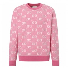 [홍콩명품.Gucci] 구찌 25SS 로고 GG수프림 캐시미어 니트 스웨터 (핑크), BM22248, S1F, 레플리카의류,미러급사이트