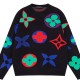 [홍콩명품.LOUIS VUITTON] 루이비통 25SS 로고 모노그램 니트 스웨터 (블랙), BM22254, S1F, 레플리카의류,미러급사이트
