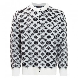 [홍콩명품.LOUIS VUITTON] 루이비통 25SS 로고 모노그램 모헤어 니트 스웨터 (화이트), BM22258, S1F, 레플리카의류,미러급사이트