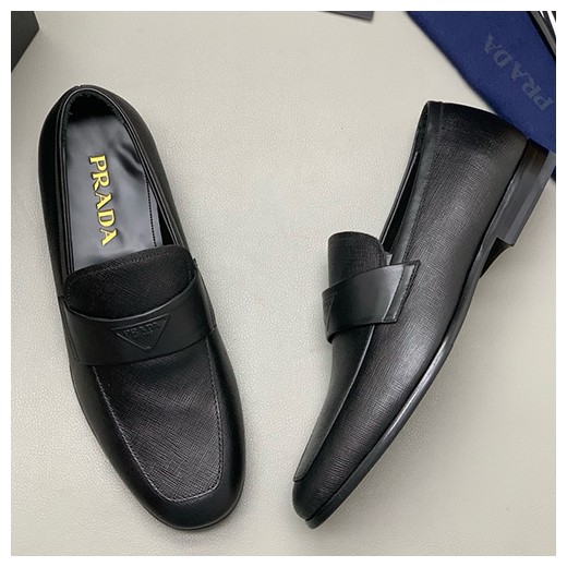 [홍콩명품,PRADA] 프라다 25SS 삼각로고 레더 가죽 구두 로퍼 (블랙), SE5481, PMD, 명품스니커즈,운동화,구두,로퍼,하이탑,신발