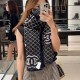 [홍콩명품.CHANEL] 샤넬 25SS 로고 186-35 캐시미어 스카프 머플러 (네이비), ET3125, JX, 홍콩명품의류,구매대행,온라인명품