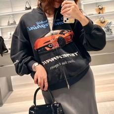 [홍콩명품.BALENCIAGA] 발렌시아가 25SS 로고 Lamborghini 후드 집업 자켓 (블랙), BM22327, KK, 레플리카의류,미러급사이트