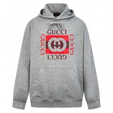 [홍콩명품.Gucci] 구찌 25SS 로고 프린트 후드 티셔츠 (그레이), BM22346, KK, 레플리카의류,미러급사이트