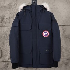 [홍콩명품.CANADA GOOSE] 캐나다구스 25SS 로고 후드 파카 패딩자켓 (네이비), BM22360, KK, 레플리카의류,미러급사이트