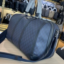 [홍콩명품.Gucci] 구찌 25SS 로고 GG수프림 레더 가죽 크로스백 여행가방 (네이비), BGM5141, 홍콩명품가방,명품쇼핑몰,크로스백,핸드백,구매대행