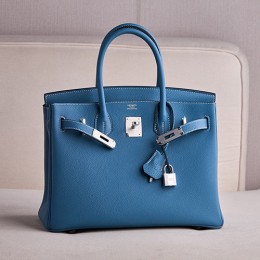 [홍콩명품.LOUIS VUITTON] 루이비통 25SS 로고 Birkin 30 토트백 핸드백 (블루-은장), BGM5186, BDA, 홍콩명품가방,명품쇼핑몰,크로스백,핸드백,구매대행