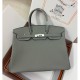 [홍콩명품.Hermes] 에르메스 25SS 로고 Birkin 30 토트백 핸드백 (그레이-은장), BGM5214, 홍콩명품가방,명품쇼핑몰,크로스백,핸드백,구매대행