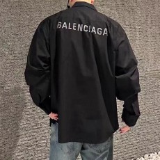 [홍콩명품.BALENCIAGA] 발렌시아가 25SS 로고 스터드 장식 남방 셔츠 (2컬러), BM22417, KB, 레플리카의류,미러급사이트