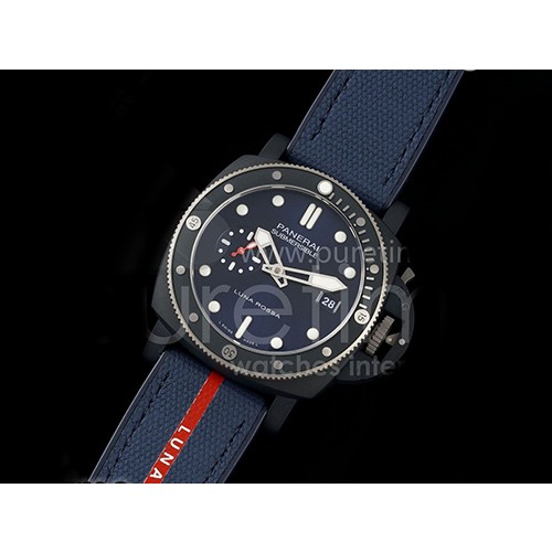 [홍콩명품시계.PANERAI] 파네라이 팸1466 Submersible 44mm 블루 다이얼