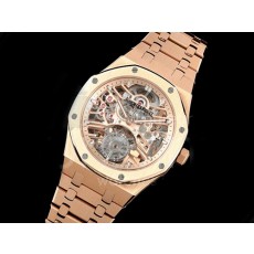 [홍콩명품시계.AUDEMARS PIGUET] 오데마피게 로얄오크 로즈골드 투어빌론 스켈레톤 다이얼
