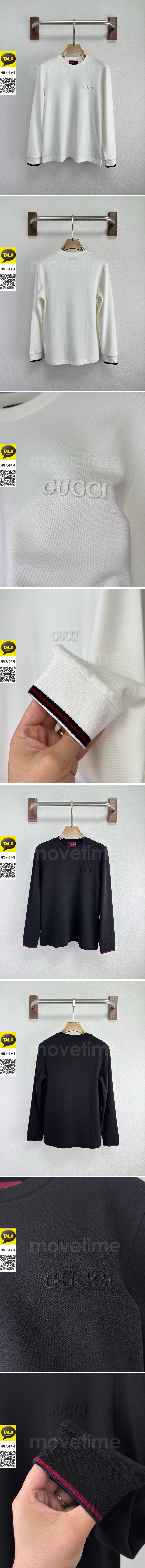 [홍콩명품.Gucci] 구찌 25SS 로고 긴팔 티셔츠 (2컬러), BM22451, JQ, 레플리카의류,미러급사이트