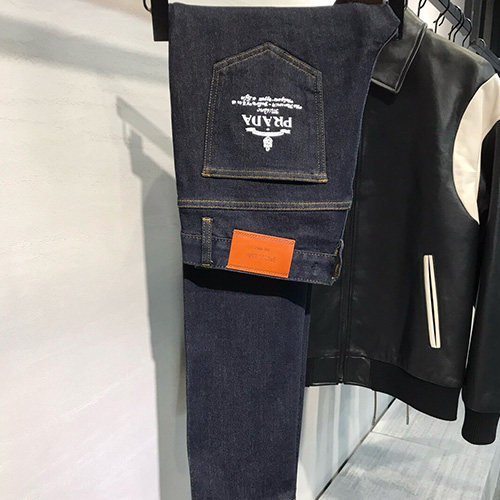 [홍콩명품,PRADA] 프라다 25SS 로고 데님 팬츠 진 청바지, BM22457, JQ, 레플리카의류,미러급사이트