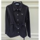 [홍콩명품,PRADA] 프라다 25SS 삼각로고 여성 벨티드 셔츠 (블랙), BM22522, MC, 레플리카의류,미러급사이트