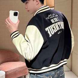 [홍콩명품.LOUIS VUITTON] 루이비통 25SS 로고 바시티 자켓 (블랙), BM22544, KB, 레플리카의류,미러급사이트