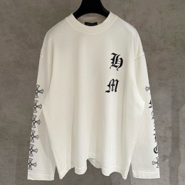 [홍콩명품.Chrome Hearts] 크롬하츠 25SS 로고 프린트 긴팔 티셔츠 (2컬러), BM22575, TOP, 레플리카의류,미러급사이트