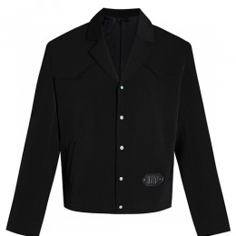 [홍콩명품.LOUIS VUITTON] 루이비통 25SS 로고 카라 자켓 (블랙), BM22580, TOP, 레플리카의류,미러급사이트