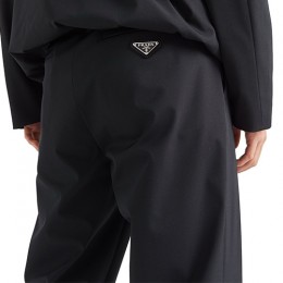 [홍콩명품,PRADA] 프라다 25SS 삼각로고 울 정장 팬츠 바지 (블랙), BM22587, TOP, 레플리카의류,미러급사이트