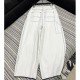[홍콩명품.CHANEL] 샤넬 25SS 로고 여성 오버핏 데님 팬츠 진 청바지 (화이트), BM22707, TBG, 레플리카의류,미러급사이트