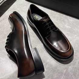 [홍콩명품,PRADA] 프라다 25SS 로고 레더 가죽 로퍼 구두 (2컬러), SE5639, S3, 명품스니커즈,운동화,구두,로퍼,하이탑,신발