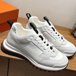 [가격문의][홍콩명품.Hermes] 에르메스 25SS 로고 남여 레더 가죽 스니커즈 운동화 (화이트), SE5685, S3, 명품스니커즈,운동화,구두,로퍼,하이탑,신발