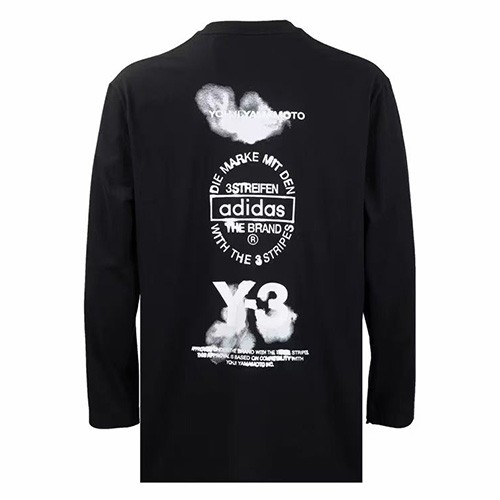 [홍콩명품.Y3] 요지야마모토 25SS 로고 프린트 긴팔 티셔츠 (2컬러), BM22771, X2, 레플리카의류,미러급사이트