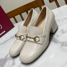 [홍콩명품.Gucci] 구찌 25SS 로고 여성 레더 가죽 5cm 굽 로퍼 구두 (3컬러), SE5713, GHS, 명품스니커즈,운동화,구두,로퍼,하이탑,신발