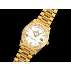 [홍콩명품시계.ROLEX] 로렉스 롤렉스 데이데이트 40mm 옐로우골드 화이트 다이얼