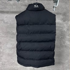 [홍콩명품.BALENCIAGA] 발렌시아가 25SS 로고 자수 다운 패딩 조끼 베스트 (블랙), BM23012, KK, 레플리카의류,미러급사이트