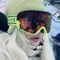 [홍콩명품.LOUIS VUITTON] 루이비통 25SS 로고 스노보드고글 스키고글 (그린-오렌지), SG767, JX, 홍콩명품쇼핑몰,무브타임,사이트,쇼핑몰,해외직구,구매대행