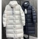 [홍콩명품.MONCLER] 몽클레어 25SS 로고 남여 구스다운 후드 롱 패딩 자켓 (2컬러), BM23097, KSM, 레플리카의류,미러급사이트