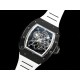 [홍콩명품시계.RICHARD MILLE] 리차드밀레 RM055 블랙 세라믹 스켈레톤 다이얼 화이트 스트랩