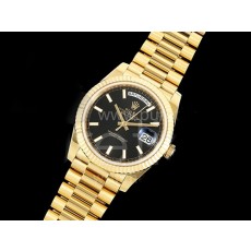 [홍콩명품시계.ROLEX] 로렉스 롤렉스 데이데이트 40mm 옐로우골드 블랙 다이얼(211g)