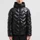 [홍콩명품.MONCLER] 몽클레어 25SS 로고 퀄팅 구스다운 후드 패딩 자켓 (블랙), BM23174, KSM, 레플리카의류,미러급사이트