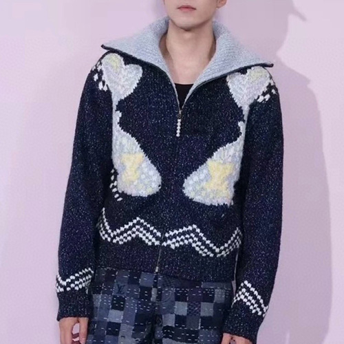 [홍콩명품.LOUIS VUITTON] 루이비통 25SS 로고 니트 가디건 집업 자켓 1AIMB0, BM23185, KSM, 레플리카의류,미러급사이트