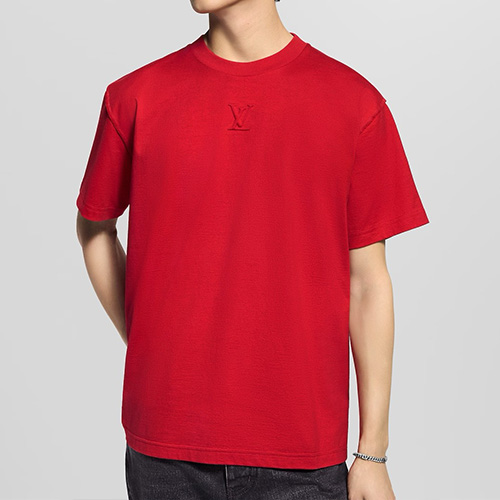 [홍콩명품.LOUIS VUITTON] 루이비통 25SS 로고 코튼 반팔 티셔츠 (3컬러), BM23308, YS, 레플리카의류,미러급사이트