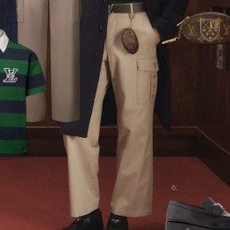[홍콩명품.LOUIS VUITTON] 루이비통 25SS 로고 카고 팬츠 바지 (2컬러), BM23309, YS, 레플리카의류,미러급사이트
