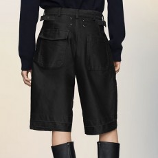 [홍콩명품.Maison Margiela] 메종마르지엘라 25SS 로고 데님 쇼츠 반바지 (블랙), BM23319, YS, 레플리카의류,미러급사이트