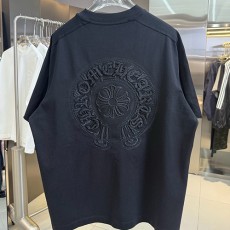 [홍콩명품.Chrome Hearts] 크롬하츠 25SS 로고 자수 긴팔 티셔츠 (블랙), BM23378, G5, 레플리카의류,미러급사이트