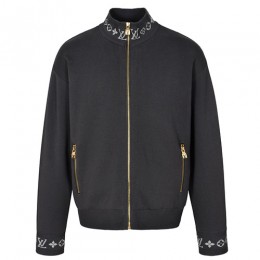 [홍콩명품.LOUIS VUITTON] 루이비통 25SS 로고 모노그램 니트 집업 가디건 (그레이), BM23403, JL, 레플리카의류,미러급사이트