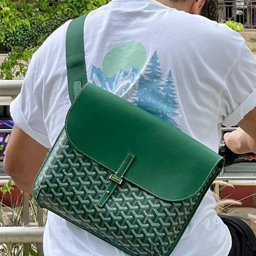 [홍콩명품,GOYARD] 고야드 25SS 로고 COURSIER 메신저백 크로스백 (그린), BGM5318, MD, 홍콩명품가방,명품쇼핑몰,크로스백,핸드백,구매대행