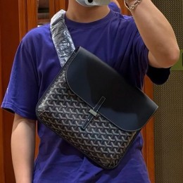 [홍콩명품,GOYARD] 고야드 25SS 로고 COURSIER 메신저백 크로스백 (네이비), BGM5319, MD, 홍콩명품가방,명품쇼핑몰,크로스백,핸드백,구매대행