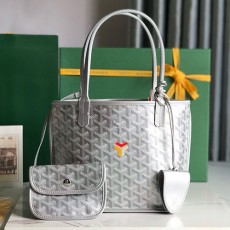 [홍콩명품,GOYARD] 고야드 25SS 로고 Anjou Mini 토트백 핸드백 (그레이), BGM5326, MD, 홍콩명품가방,명품쇼핑몰,크로스백,핸드백,구매대행