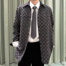 [홍콩명품.Gucci] 구찌 25SS 로고 GG수프림 린넨 남방 셔츠 (그레이), BM23428, KB, 레플리카의류,미러급사이트