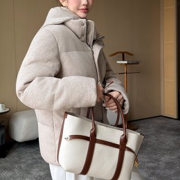 [홍콩명품.Loro Piana] 로로피아나 25SS 로고 여성 후드 다운 패딩 자켓 (2컬러), BM23483, MC, 레플리카의류,미러급사이트